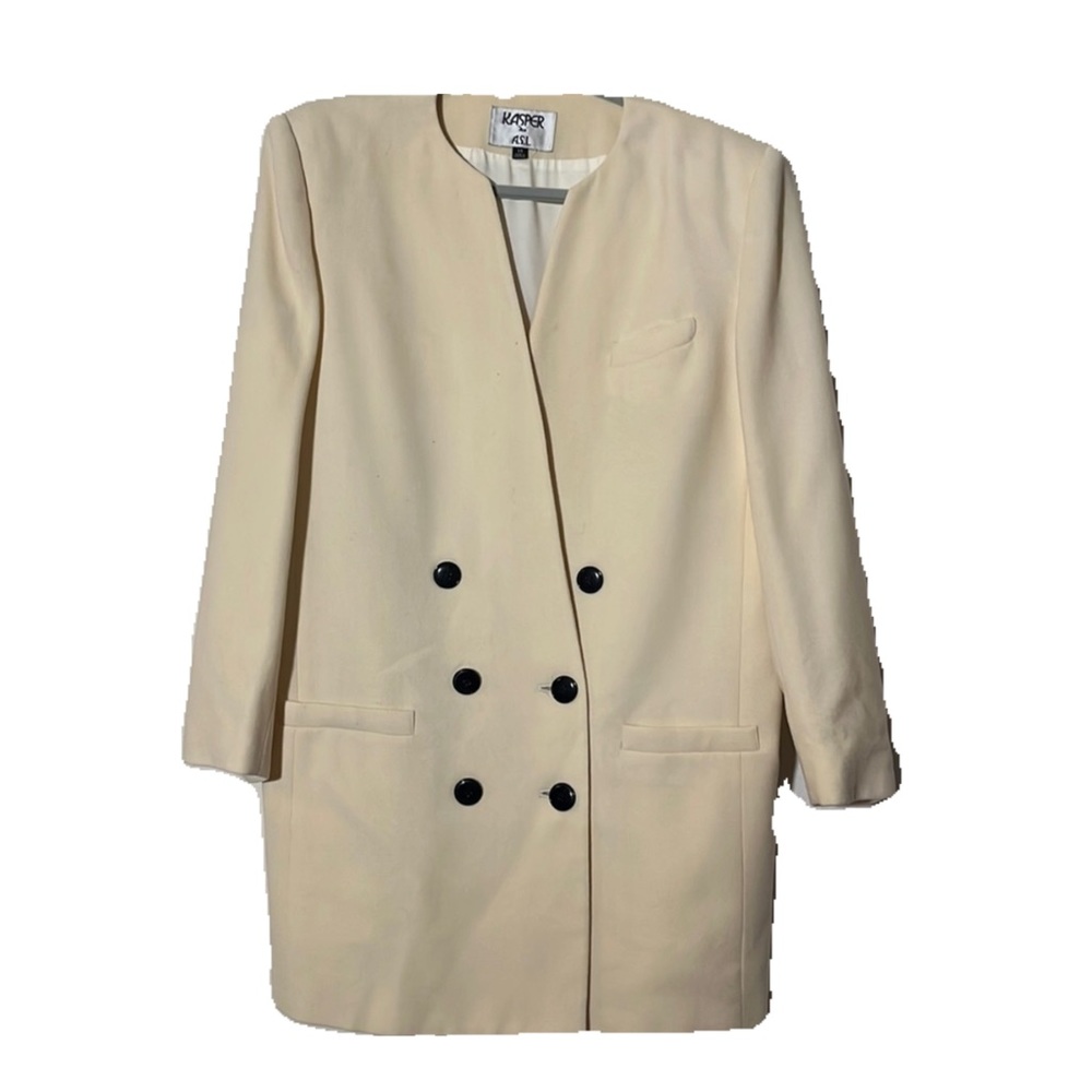 Kasper Wool coat and pencil skirt set size 14